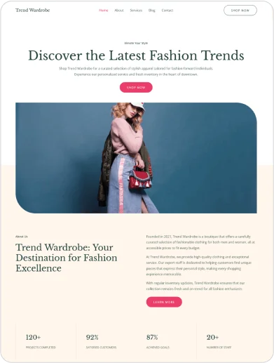 Trend Wardrobe | Weblink